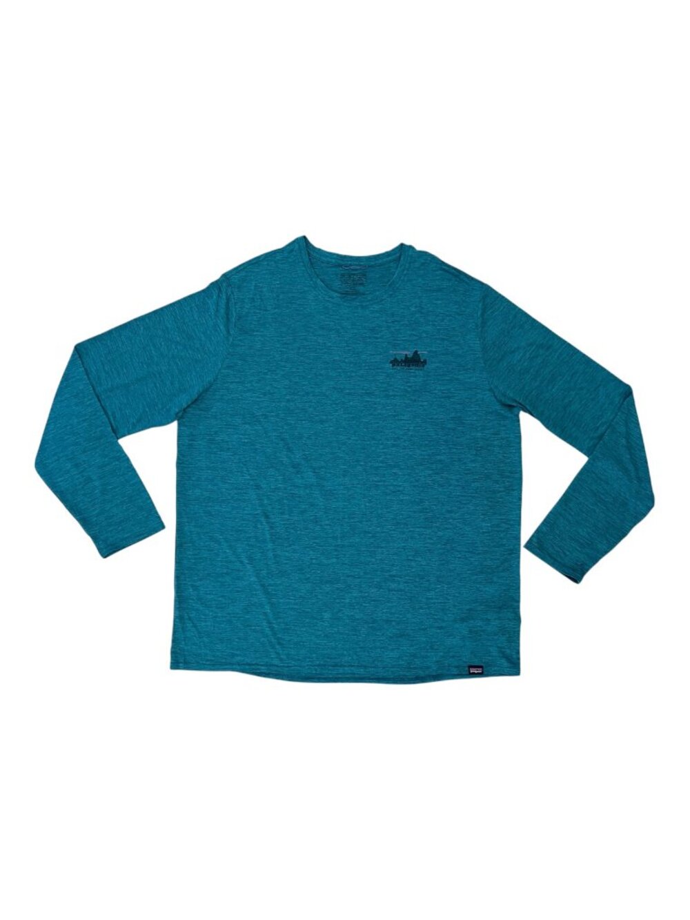 Patagonia Capilene Cool Daily Long Sleeve Shirt | Teal Blue | Men's Size XL